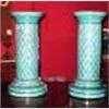 Image 1 :  208 Pair 19th Century German Porcelain Columns#1307805