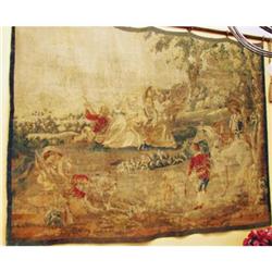 DT001 - 18th Century French Tapestry #1307863