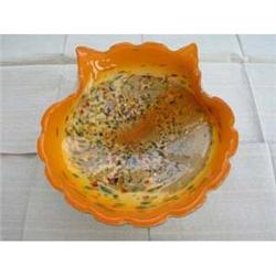 Vintage MuranoFratelli Toso Clam Bowl #1307918