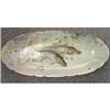 Image 1 : Handpainted Limoges Fish Platter c.1900 #1308010