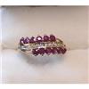 Image 1 : Estate Ruby and Diamond Gold Ring #1308033