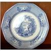 Image 1 : English Blue Transferware Plate #1308065
