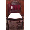 Image 1 : Carved Victorian Mahogany Side Chair c.1880 #1308081