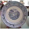 Image 1 : Blue Transferware Plate "Lozere" by Wedgewood #1308084