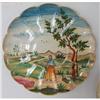 Image 1 : Italian Handpainted Scallopped Charger #1308098