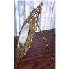 Image 1 : Mirror. Victorian Brass. Standing #1313600