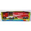 Image 1 : 1/64 scale Coca Cola  Metal Cab Tractor Trailer