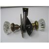 Image 4 : GLASS DOORKNOB & Brass Face Plates & Hardware