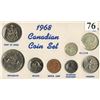 Image 1 : 1968 CANADA YEAR SET - Both types of Dimes & Quarters - Silver & Non Silver