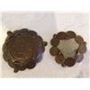 Image 2 : 2 vintage Mexican coin ashtrays - 1973 - 74 coins