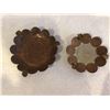 Image 3 : 2 vintage Mexican coin ashtrays - 1973 - 74 coins