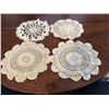Image 1 : Vintage hand crochet doilies