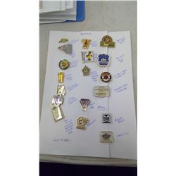 Lapel pins - Sporting & Misc.