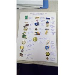 lapel pins - Government agencies, crowns, organizations & misc.