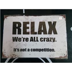 Relax Sign