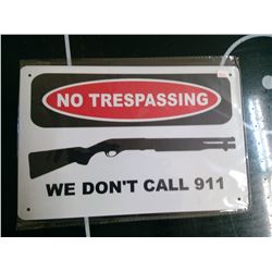No Trespassing Sign