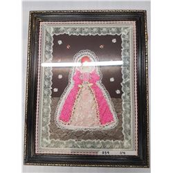Framed Fabric Wall Art