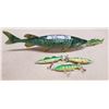 Image 1 : Lot Handmade Fish Mount & Handmade Lures