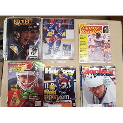 Lot Card Collector & Sports Magazines 13 Pcs