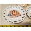 Image 3 : porcelain dancing lady & 2 matching decorative plates