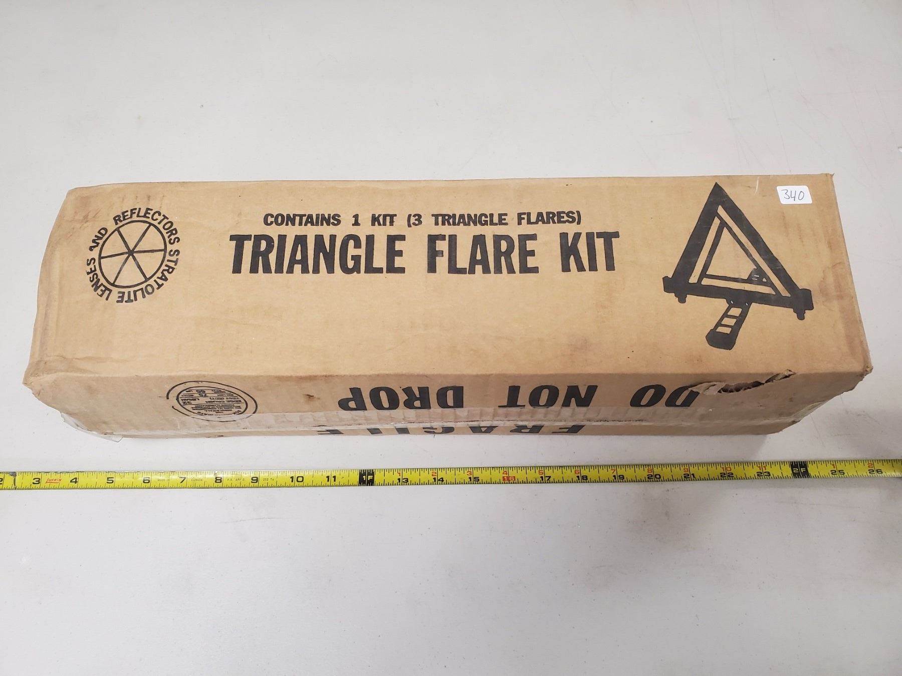 Triangle flare kit, new in box. Made in USA