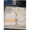 Image 2 : large lot of table cloths, runners, doilies etc.