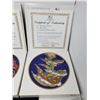 Image 4 : 3 Christmas Plates with Certificate of Authenticity (Made in Germany by Hutschenreuther)