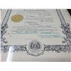 Image 2 : Odd Fellows Masonic Certificate, Framed (1950's) 16"x12"