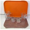 Image 2 : Rare "on window" A&W Tray with 4 A&W Mugs