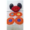 Image 2 : Original Mickey Mouse Hat & 4 Mickey Mouse records