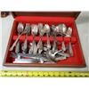 Image 1 : BOX OF ASSORTED BRAND SILVERWARE