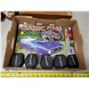 Image 1 : LOT OF CAR CALENDARS, SUNGLASSES, FORD EMBLEM