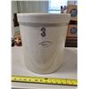 Image 1 : 3 GALLON MEDALTA CROCK (NO CRACKS)