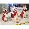 Image 1 : set of 4 porcelain dancing ladies