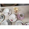 Image 6 : 13 tea cups with matching saucers, vintage creamer & 2 coffee mugs