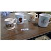 Image 1 : 4 Royalty Mugs - (Charles, Diana, Baby Will) & C&D Glassware