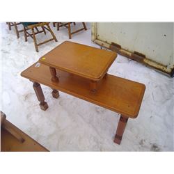 Maple Accessory Table (Long Table Top Piece: 37.5"x13")