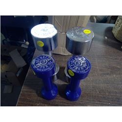 (2) 8 lb. Weights and (2) 3 lb. Weights