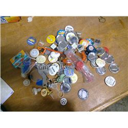 Pin Back Buttons and Misc Items