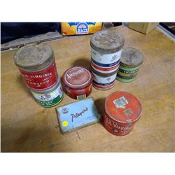 Lot of Tobacco Tins