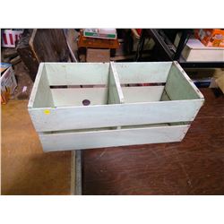 Wooden Divided Crate (26"x12"x11.5)