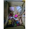 Image 3 : Box of Dolls and Doll Clothes