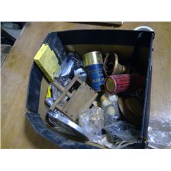 Box of Collectables  - Napkin Rings , Vintage Containers