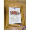 Image 1 : Framed Vintage Chev Advertising