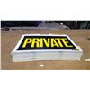 Image 1 : Lot Various 12 X 8 Inch Signs