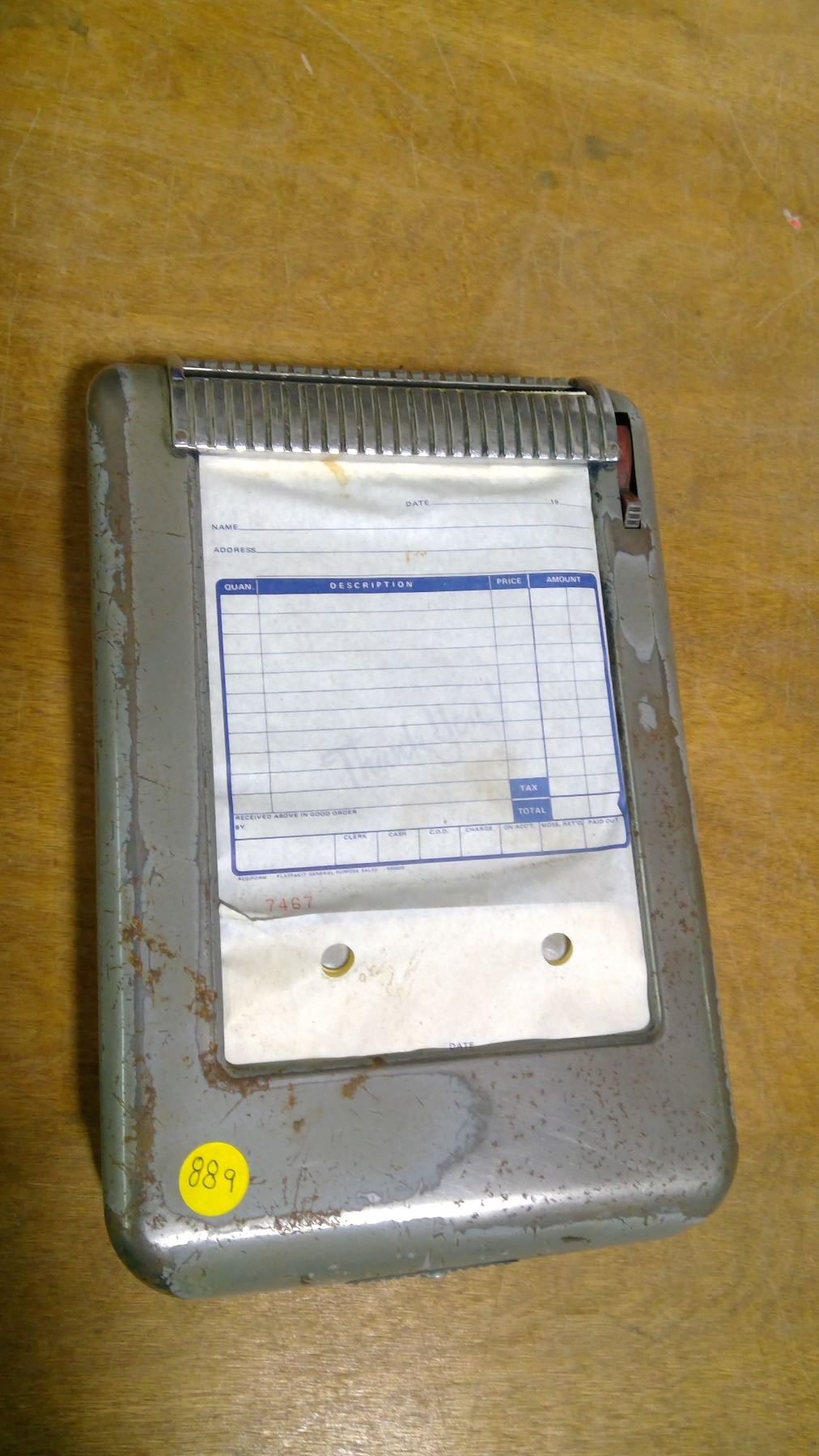 Antique Receipt Machine - Schmalz Auctions