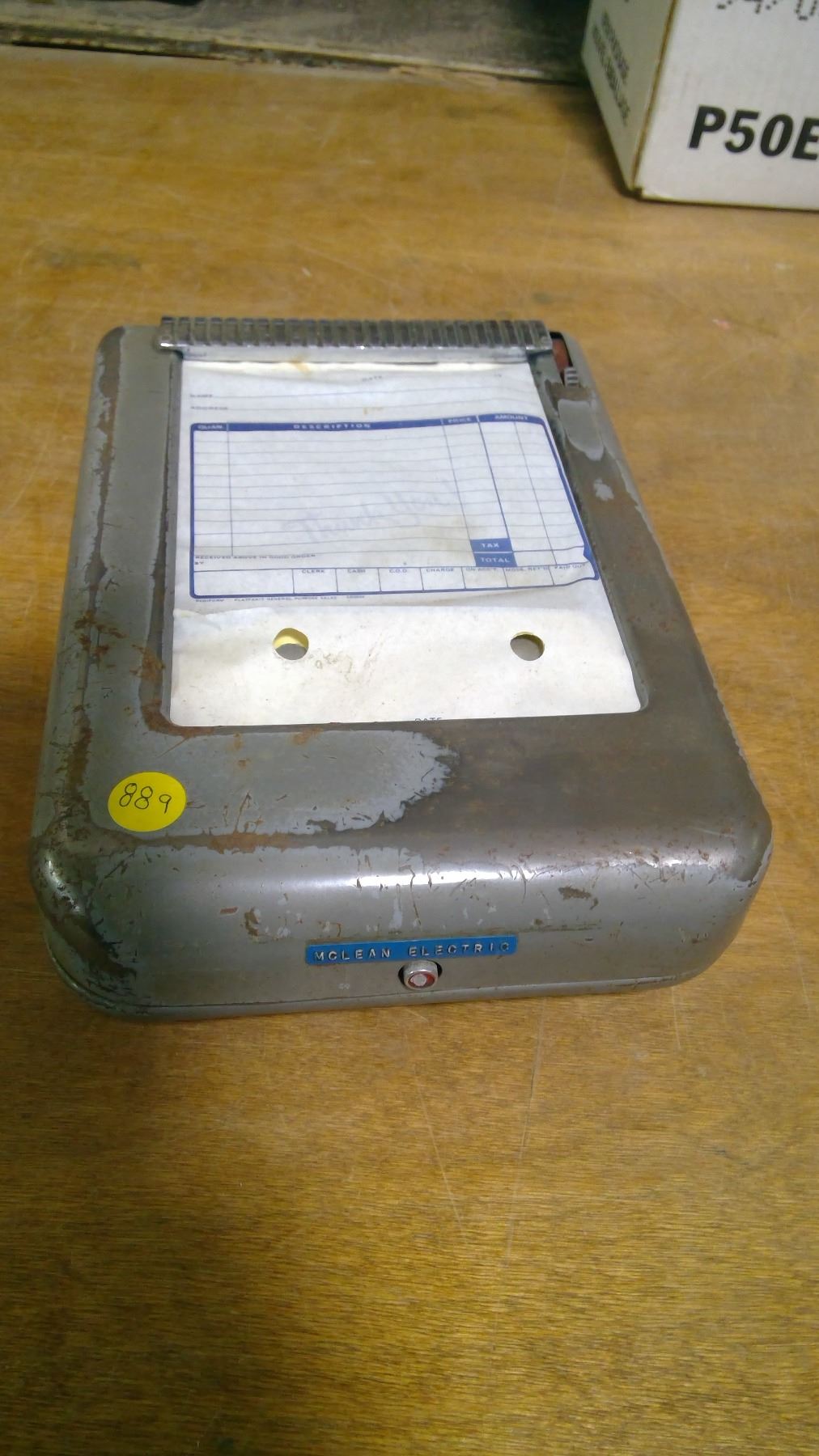 Antique Receipt Machine - Schmalz Auctions