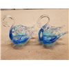 Image 1 : Pair of Glass Swans