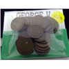 Image 3 : George V One Cent Package of 25 Coins 1920-1936