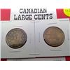 Image 2 : Canadian Large Cents Queen Victoria 1888 and Edward VII 1903